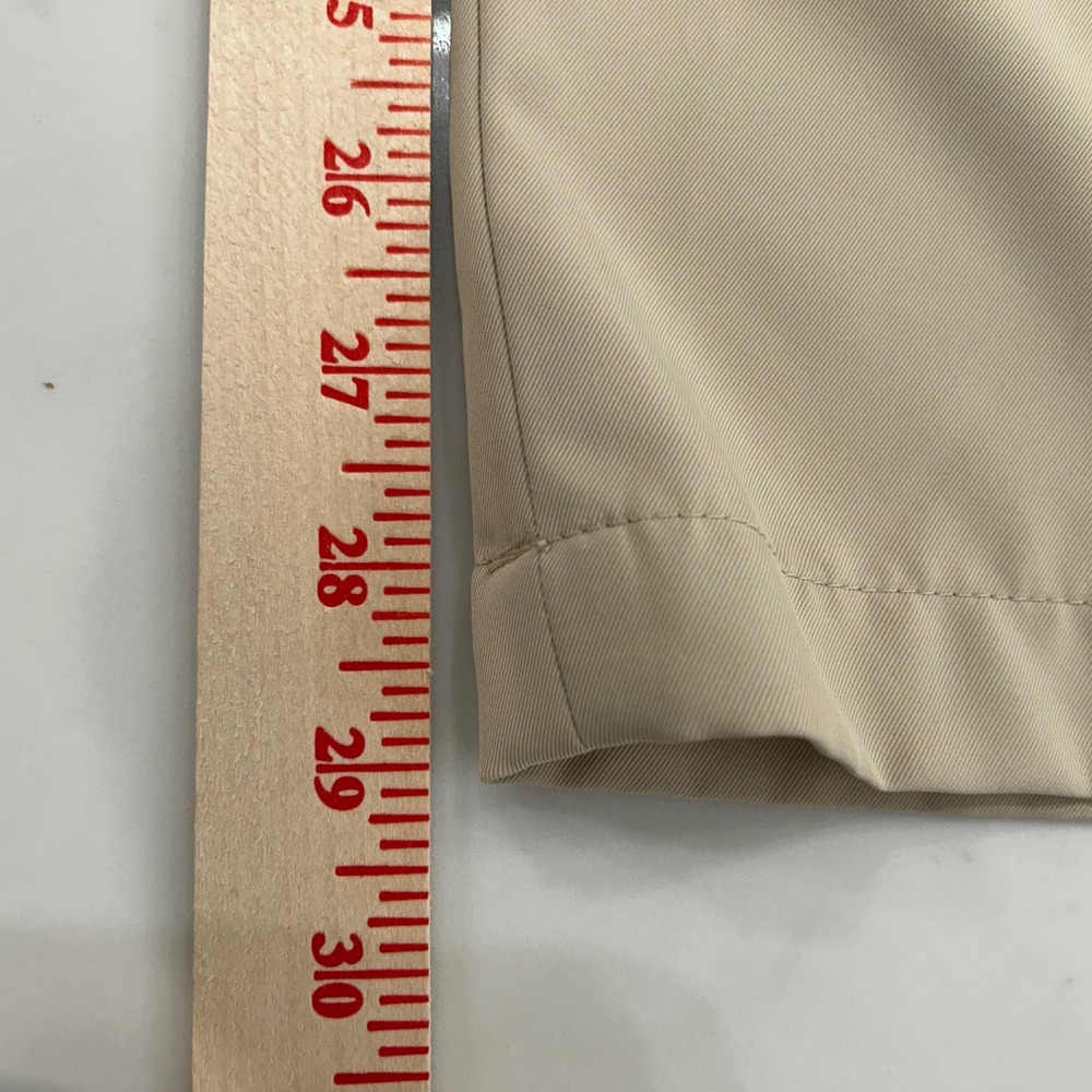 IZOD Golf Pants Mens 32x29 Beige Flat Front‎ Xtreme Function Stretch Classic Fit - Picture 6 of 6